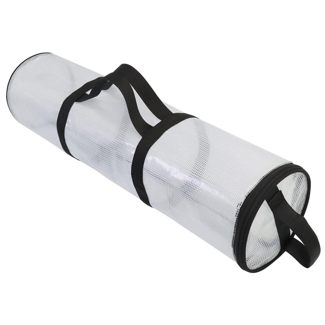 FRCOLOR Christmas Wrapping Paper Storage Bag Durable Organizer for Holiday Decorations Cylindrical Design for Present Wrapping Storage