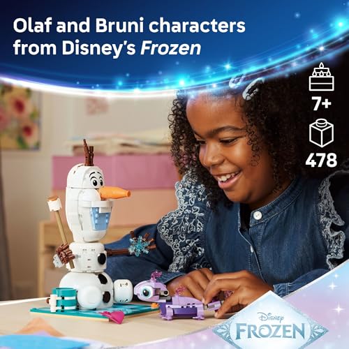 Image of LEGO Disney Frozen Olaf and Bruni's Picnic Fun Building Toy - Frozen Toys for Girls & Boys, Ages 7+ - Disney Gifts for Kids & Fans - 43287