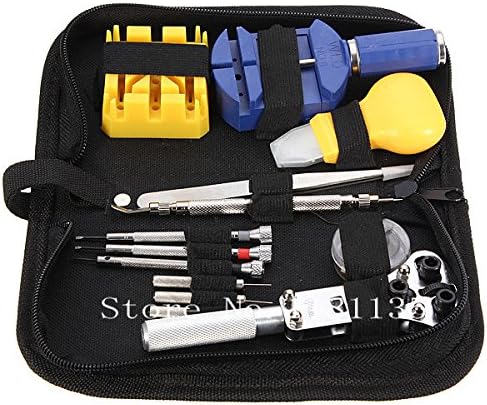 13Pcs Watch Repair Tool Kit Set Case Opener Link Spring Bar Remover Tweezer