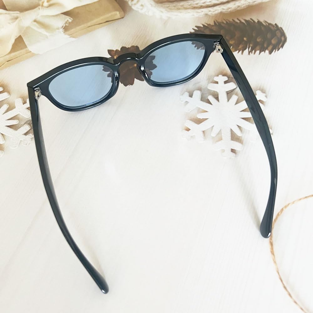 Ridering Women Men Round Sunglasses, Retro Womens Trendy Classic Small Lens UV Protection Sunglasses - Image 5