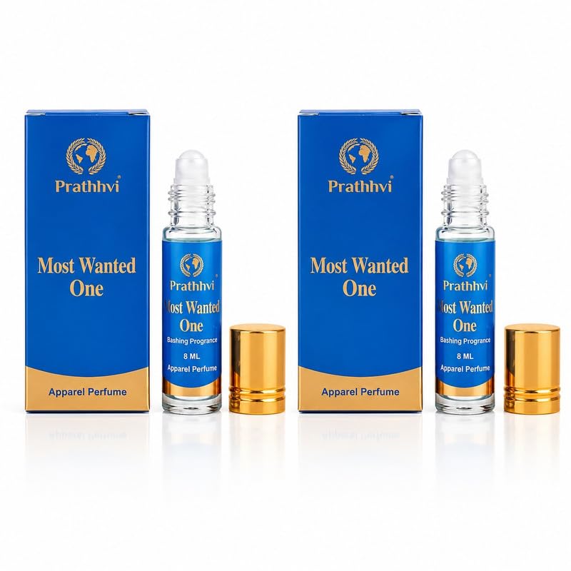 Most Wanted One Attar Roll-On Perfume Oil 8 ml | Alcohol Free | Long Lasting Rich Fragrance | Men & Women | Pocket Size Travel Friendly Roll On | Daily Wear Fragrance - Pack of 2-image-5