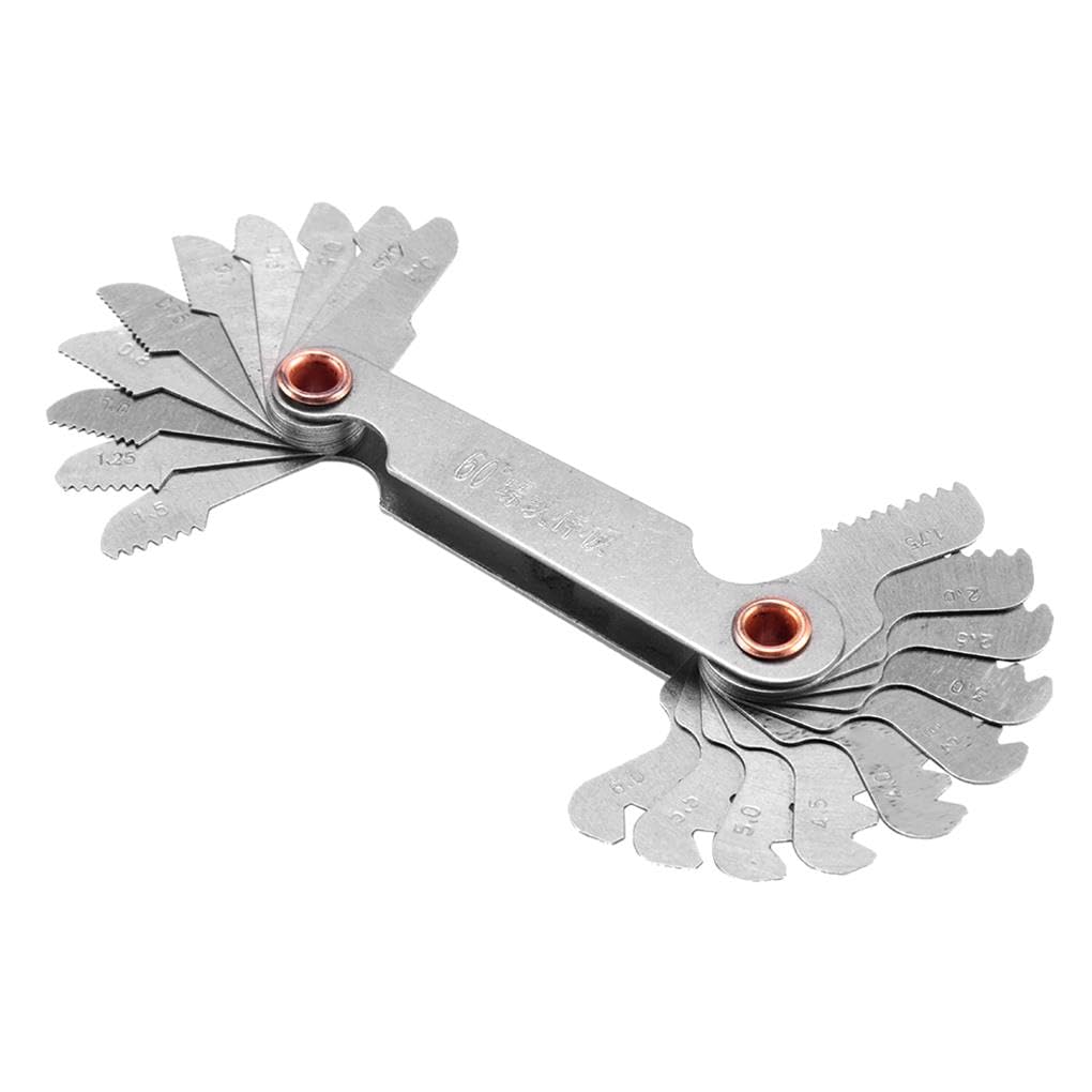 Measuring Gage Thread Professional Plug Gauge Metric Imperial Gear Tooth Screw Pitch Strong Hardness Tool Tap Measurement