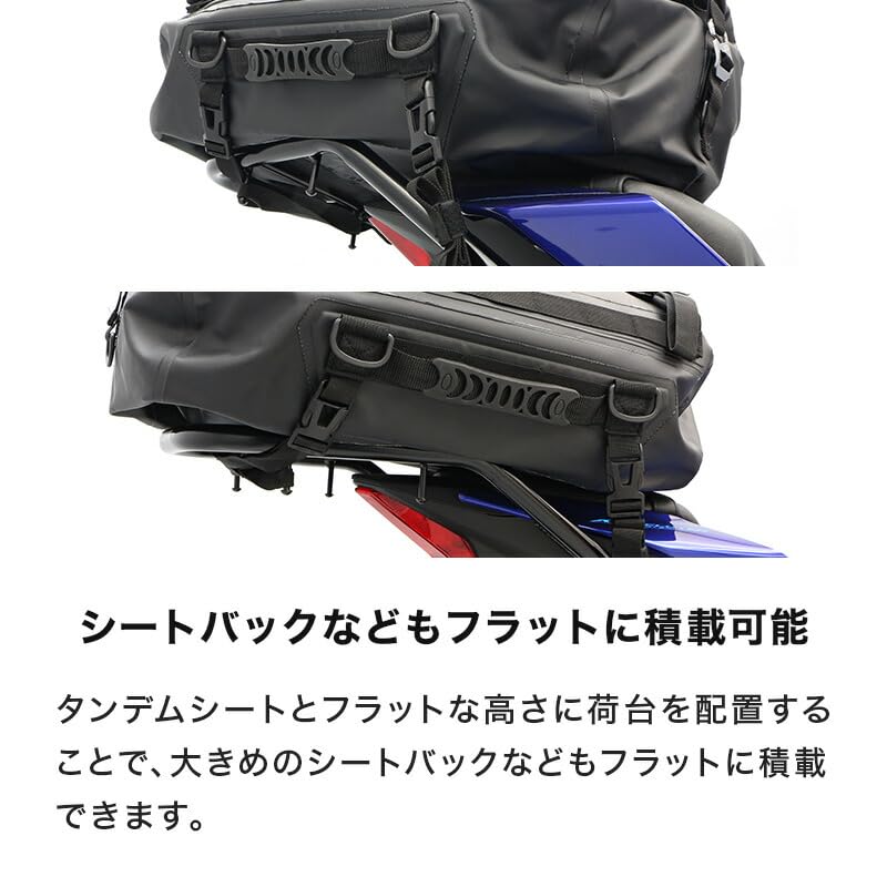 Amazon | エンデュランス バイク リア キャリア (ブラック) YZF-R125 