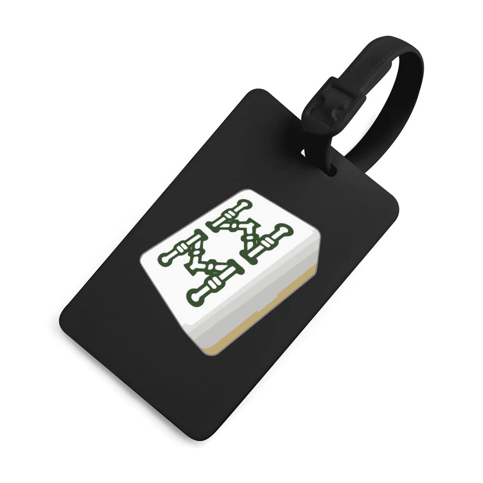 Amazon.co.jp: 荷物タグ ドM 麻雀 牌 筆文字 ネームタグ 名札 スーツ