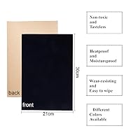 Vista 2 de BENECREAT - 20 hojas adhesivas de terciopelo, reverso adhesivo, hojas A4 (21 cm x 30 cm), autoadhesivas, duraderas y resistentes al agua, multiusos