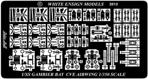 White Ensign Models 1/350 Casablanca Escort Carriers Photoetch Enhancement Parts