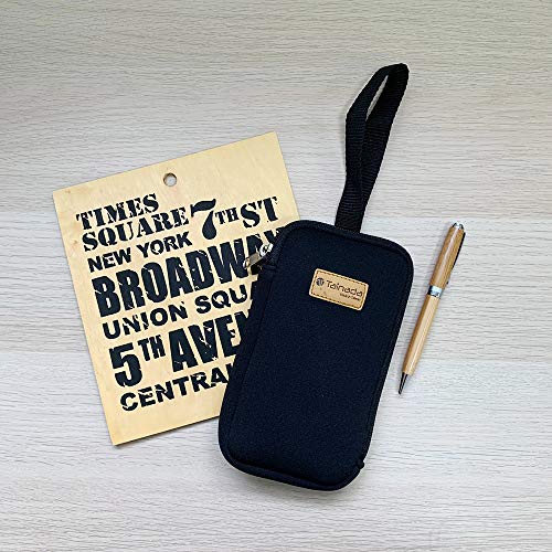 Tainada Men Women Phone Neoprene Shockproof Zipper Wristlet Case Bag Pouch With Belt Loop Holster & Detachable Wrist Carry Strap For Iphone 15/14 / 13 Pro Max thumb #3