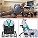 Wheelchair Seatbelt with Anti Slip Adjustable Strap and Pocket Wheel Chair Accessories Adults,Suitable for Elderly Patients with Disabilities to Prevent Sliding and Falling