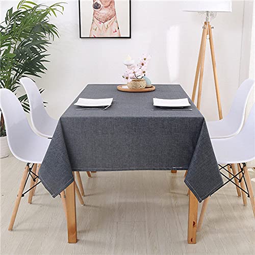 Nappe en lin et coton supérieure couleur unie C5 de 90x90cm