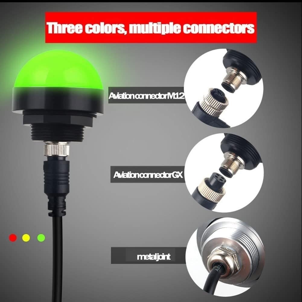 Luz indicadora LED impermeable - Rojo/Amarillo/Verde for uso industrial