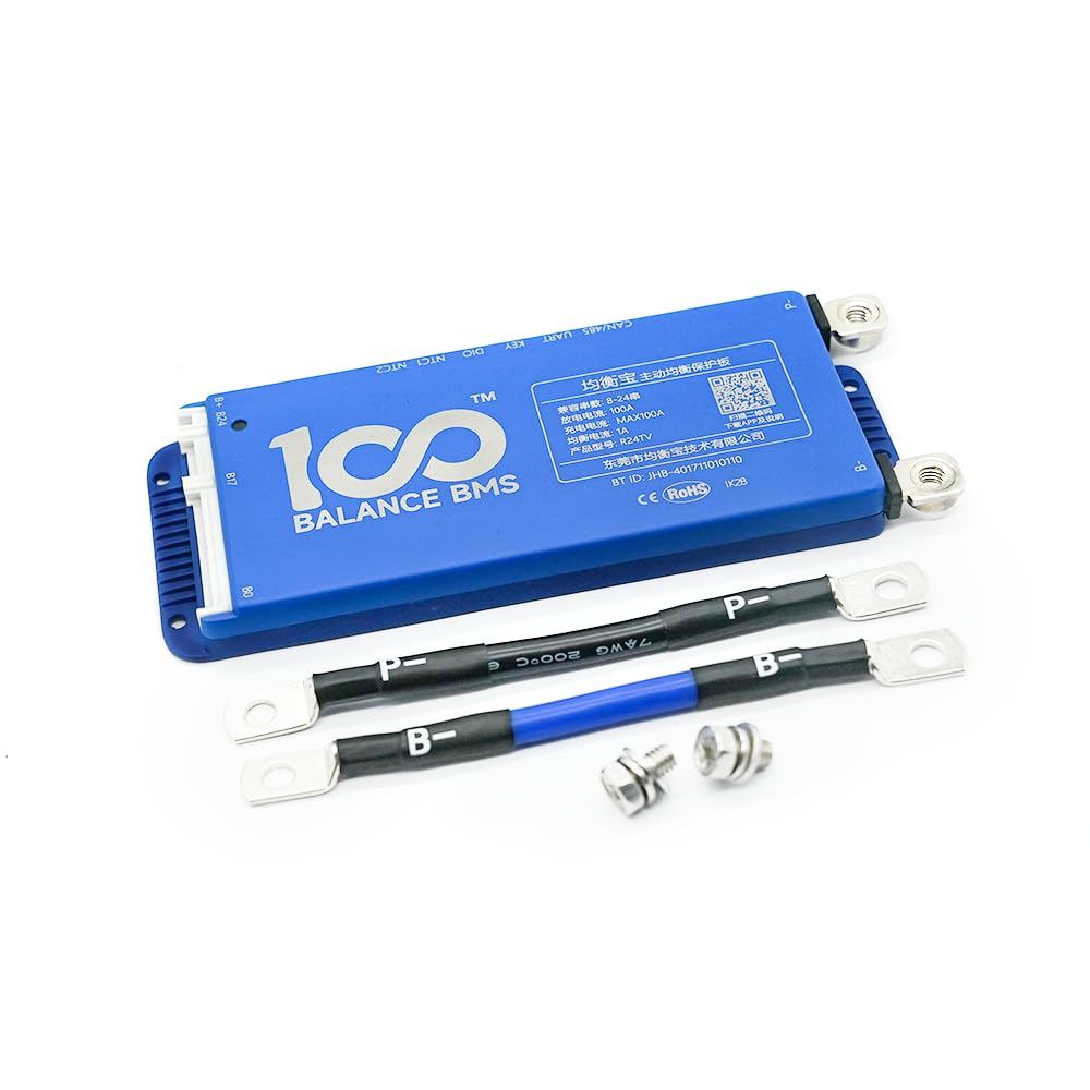Inteligentna bateria BMS 80A 4~8S akumulator litowo-jonowy płyta ochronna z aktywnym prądem równoważącym 1 A sterowanie Bluetooth i PC