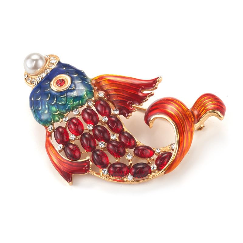 Image of Animal Brooch for Women Girls Rhinestone Animal Brooch Lapel Pin Jewelry Gift for Mom Wife
