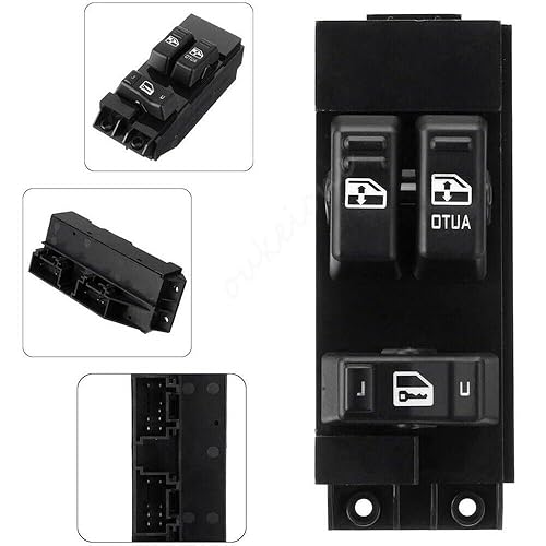 Miniatura 2 de Electrical Window Switch Button Window Control Switch/Fit for Chevrolet Silverado GMC Sierra Electric Master Lifter Adjust Button 15054161 15753934