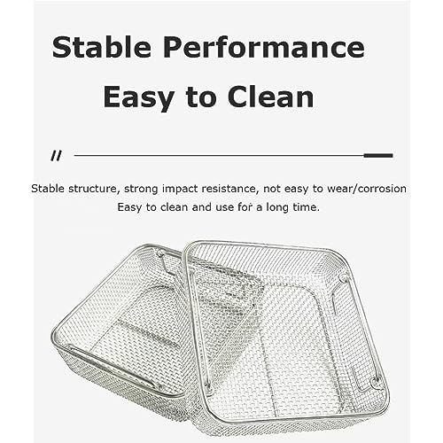 Cestello perforato dell'acciaio inossidabile 304, vassoio di sterilizzazione della maglia di 4mm per gli strumenti chirurgici