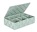 Produktbild WENKO 22567100 Adria Aufbewahrungskorb mit Deckel Mint Klein - Badkorb, Polypropylen, 26.0 x 17.0 x 7.5 cm