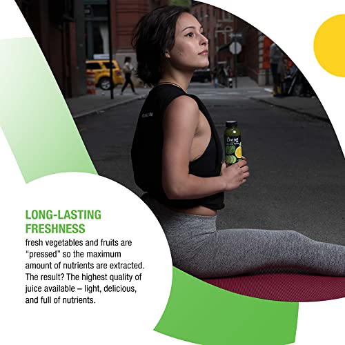 O2 Living Juice Green Vitality Organic Cold-Pressed, No Sugar Or Water Added, Made With Kale, Cucumber, Lemon, Celery, Fennel, And Parsley, Loaded With Nutrients, Vitamins, And Minerals (6-Pack) #TOP5