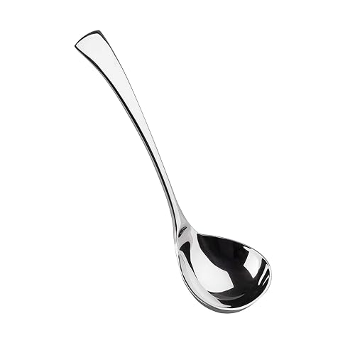 IMEEA 7.6-Inch Small Serving Ladle, 18/10 Stainless Steel Gravy Spoon
