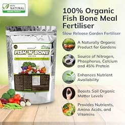 Alternative view of Plant Needs Fish N Bone 2.5 kg Powder I 100 % Organic I Fish Bone Meal Fertilizer I 8-8-2-13 I
