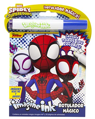 Spidey y su superequipo. Rotulador mágico: Libro de colorear y actividades con rotulador mágico (Marvel. Los Vengadores)