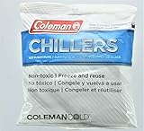Coleman Cold Chillers Non Toxic Freeze and Reuse Beverage and Food Soft Reusable Ice Cube Chiller Substitute for Coolers, Large