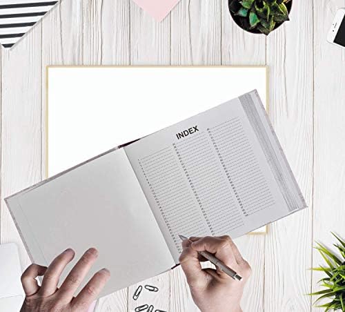 Arpan 2 x Picture Photo Album, Holiday Destinations/Memory, to fit 200 Photos 4x6'' / 10x15cm with Memo Writing Area, Map Design