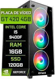 Pc Gamer Blue PC Intel Core i5 9400f (Nona Geração) 16GB DDR4 GT 420 4GB SSD 120GB Fonte 500W