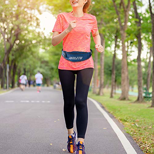 Kiboule Bolsa de cintura de corrida refletiva resistente à água para esportes ao ar livre pochete ca