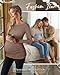 Sweetyweee 3 Pack Maternity Sweaters Long Sleeve Ribbed Maternity Shirts Lightweight Stretch Pregnancy Tops Winter Layering(Coffee, Light Gray, Black,Medium)
