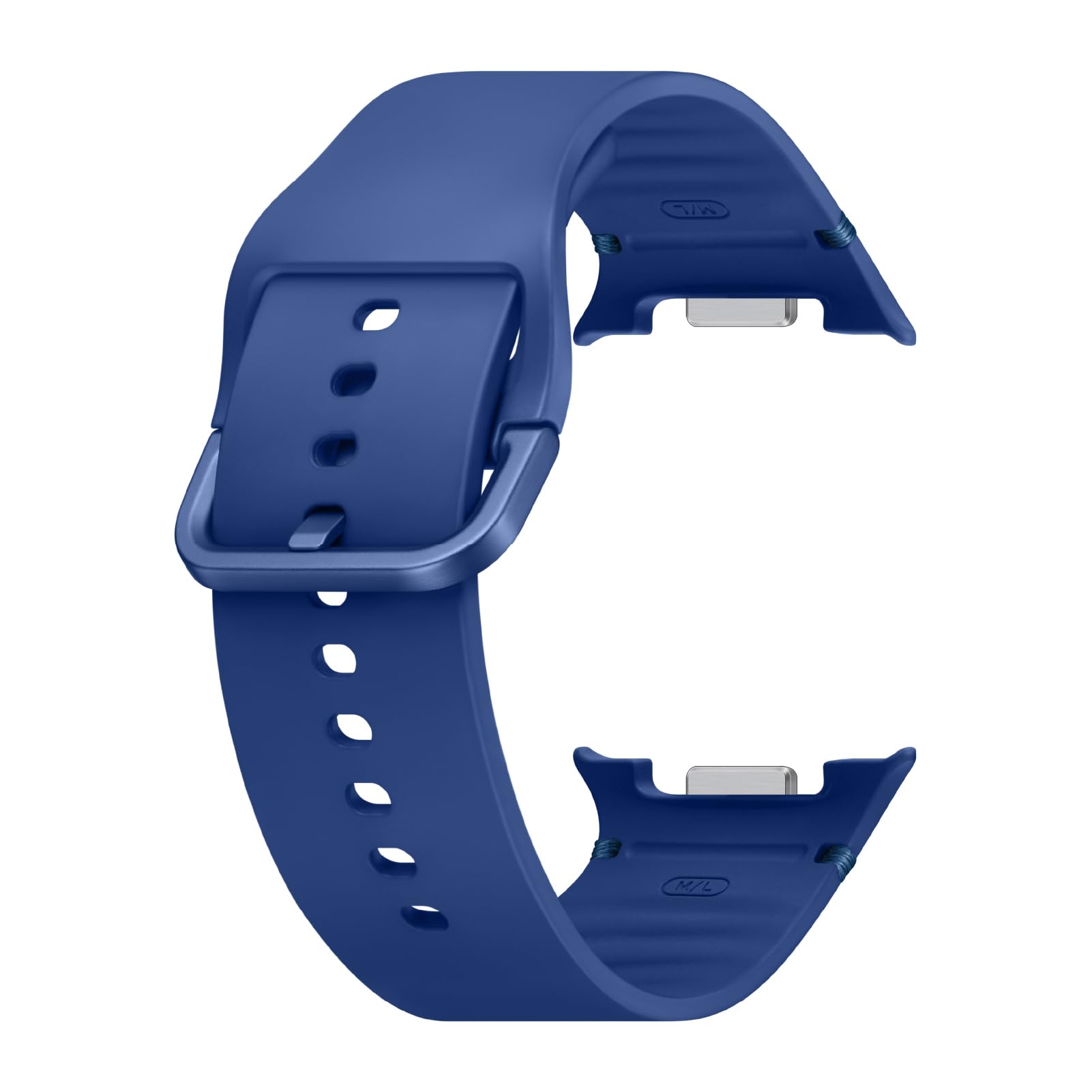 Samsung Galaxy Watch 8 Series Sport Band, Rubber, Dynamic Lug System, Flexible Fit, Breathable, Compatible with Galaxy Watch 8 and Watch 8 Classic, M/L Navy
