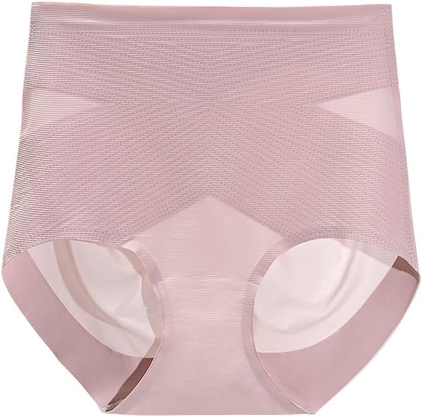 Women's Waisted Abdominal and Hip Lifting Pants, Cotton Triangle Crotch