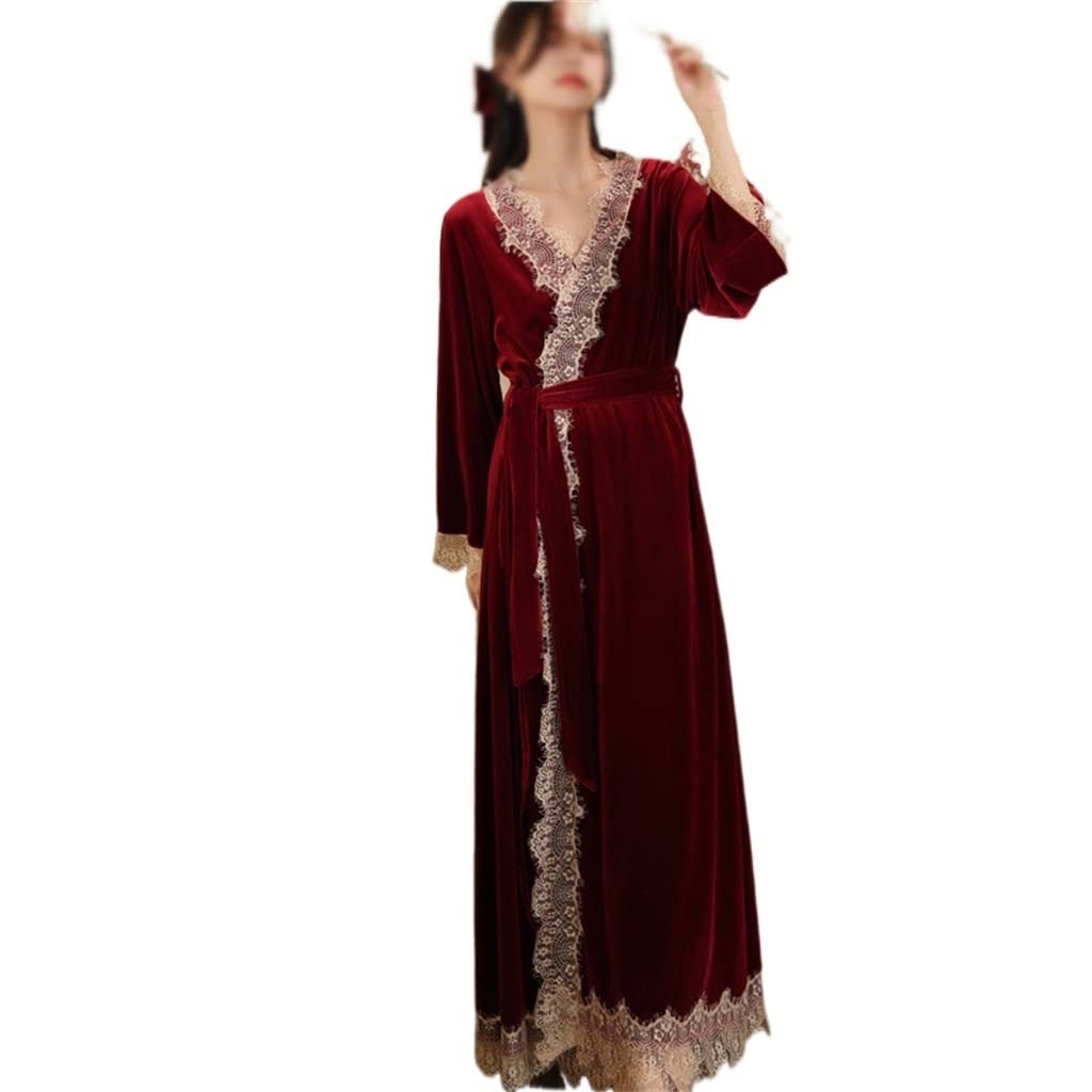 Pyjamas en velours femme automne hiver ensemble de nuit sexy XL