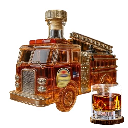 Caraffa Per Whiskey, 300ml Contenitore In Divertente, Bottiglia In Da Liquori Decorazione Casa, Per Vino Bourbon Cocktail Vodka Uomini Papà Festa Bar Casa Ristorante