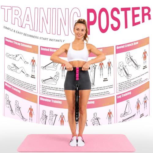 Image of Adjustable Pedal Resistance Band with Handle, Poster, Carry Bag and 2 Tube
