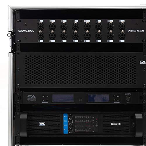 Seismic Audio - Sa-Ptr-10Uc - 10 Space Pro Audio Dj Road Rack Case With Casters - 10U Pro Tour Grade Rack #TOP6