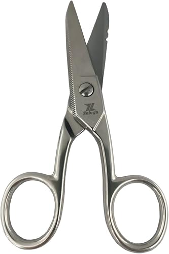 Miniatura 10 de Zeluga ZL229 - Tijera eléctrica de acero inoxidable resistente de 5 pulgadas con mango ergonómico