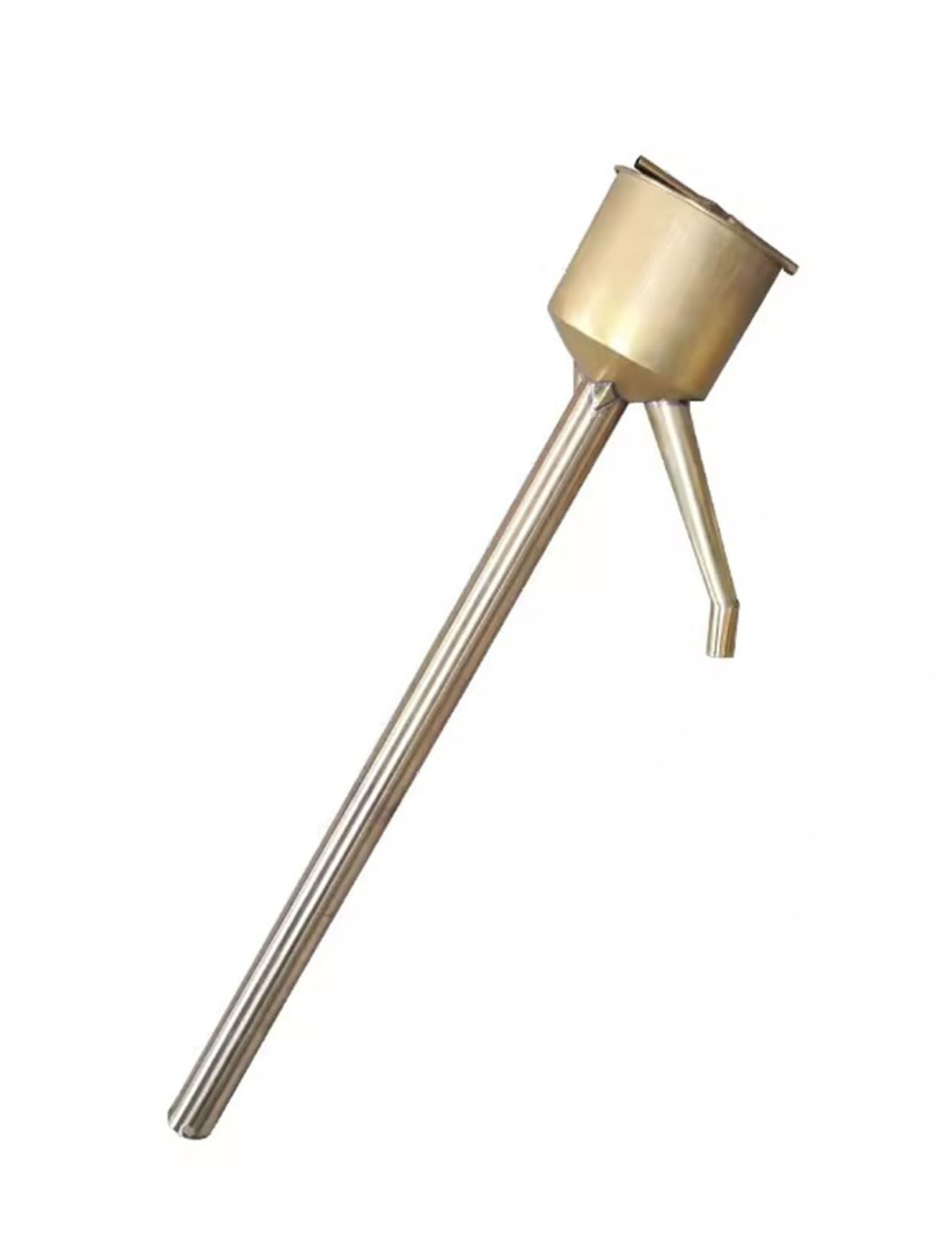 Genérico Bomba de Tambor Manual Totalmente de Cobre de 55 galones, Bomba de Barril de succión de Aceite de Mano Resistente, Dispositivo antirreflujo(112cm-A)