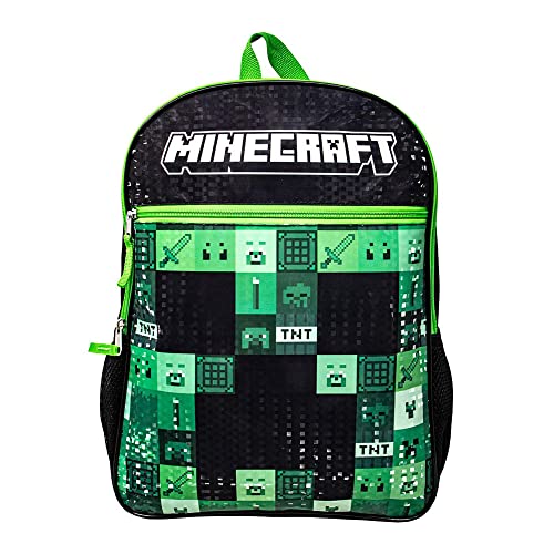 Bioworld Minecraft TNT Creeper 16 Inch Kids Backpack