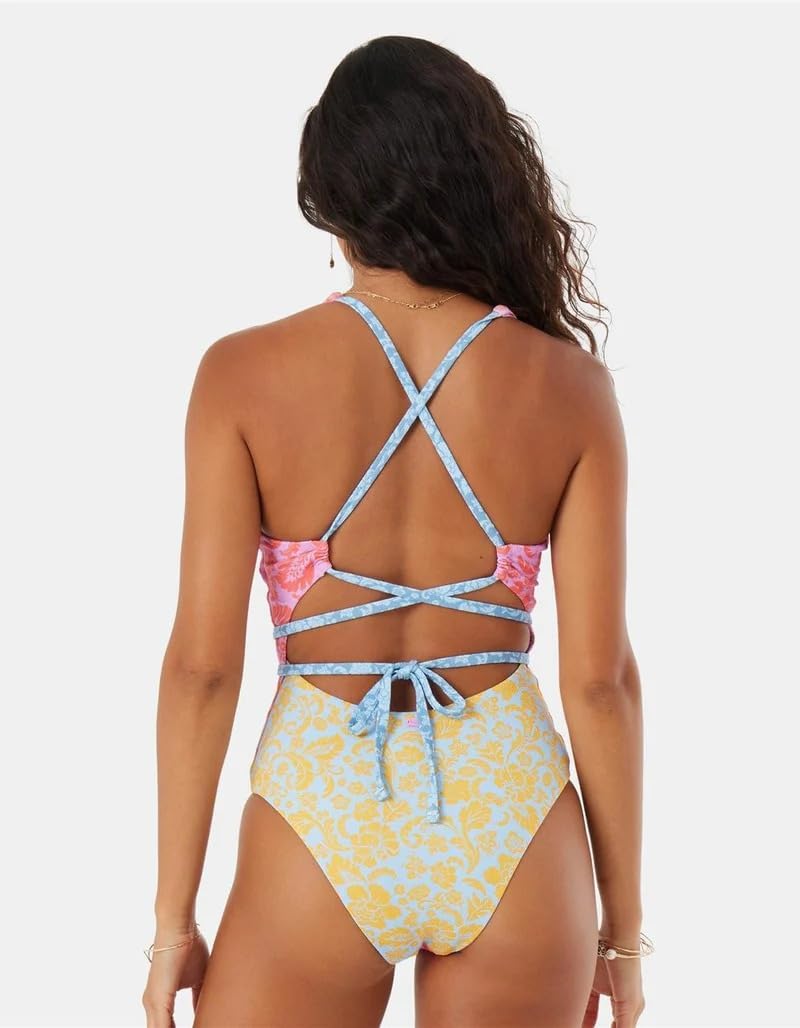 Roxy Women's One Piece Swimsuit – Slimming Tummy Control Bathing Suit, Removable Cups, Quick-Dry Fabric - Image 4