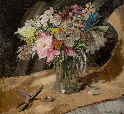 Affiches et gravures impression sur toile fleur de William peinture salon 60x90cm