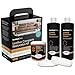 Furniture Clinic Leather Complete Restoration Kit - Set Includes Leather Recoloring Balm, Protection Cream, Cleaner, Sponge and Cloth - Restore and Repair Sofas, Car Seats and More (Tan)