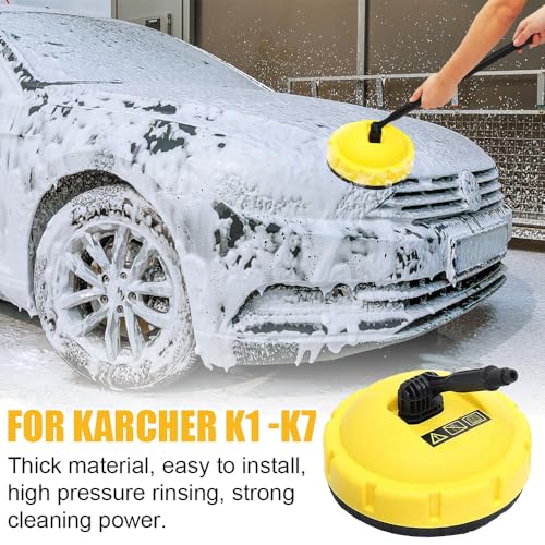 High Pressure Surface Cleaner for Karcher K1-K7, Afenau Patio Cleaner Attachment, Patio cleaner Pressure Washer Brush Accessories, High pressure cleaner Head for Road, Car, Yard, House - Image 6