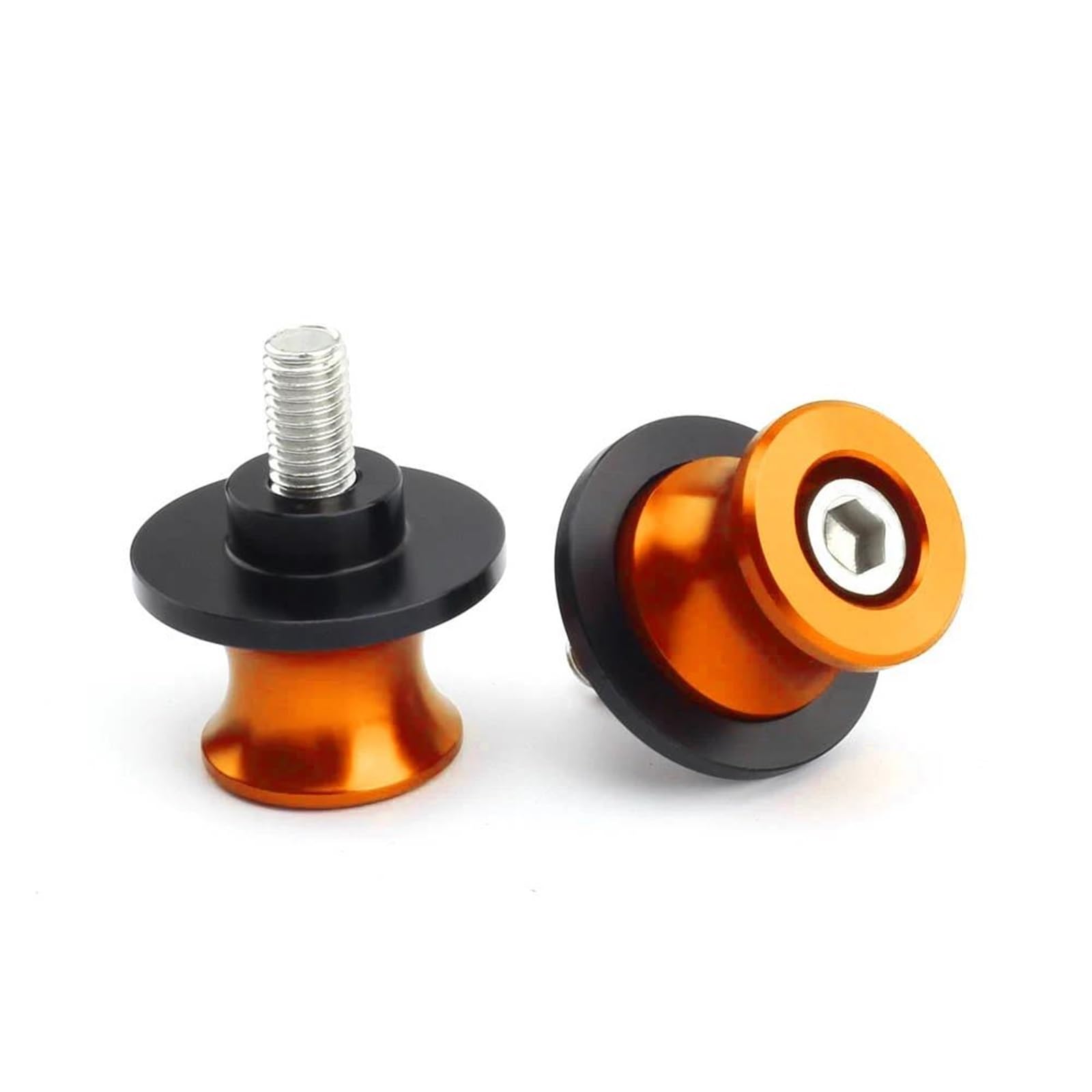 Vis de bras oscillant moto usinées robustes pour YZF R6 R1 R9 R7 orange