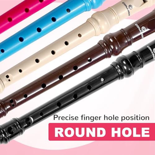 image for CONJURER Soprano Recorder Instrument for Kids Student - German Fingeri