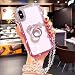 Produktbild Dclbo Hülle für Samsung Galaxy A80 / A90, Handyhülle Glitzer Bling Case Silikon Schutzhülle Strass Diamant Transparent Hülle mit Ring Halter Ständer für Samsung Galaxy A80 / A90-Silber Rose Rot