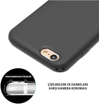 KZY CONTACT Cover Matte Black Silicone Lux Case compatible with Apple iPhone SE 2020