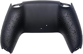 Back Housing Bottom Shell Non-Slip Rear Housing Game Replacement Back Shell Cover for PS5 Controller BDM010,020 Black