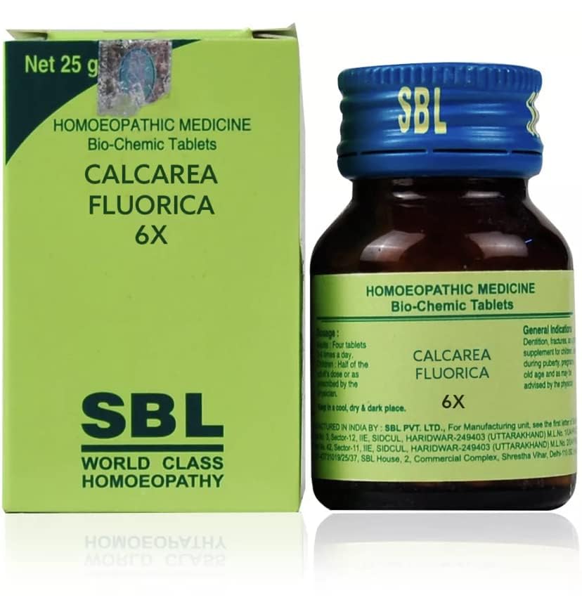Image of SBL Calcarea Fluorica 6X Tablets (25gm) (Pack of 3)