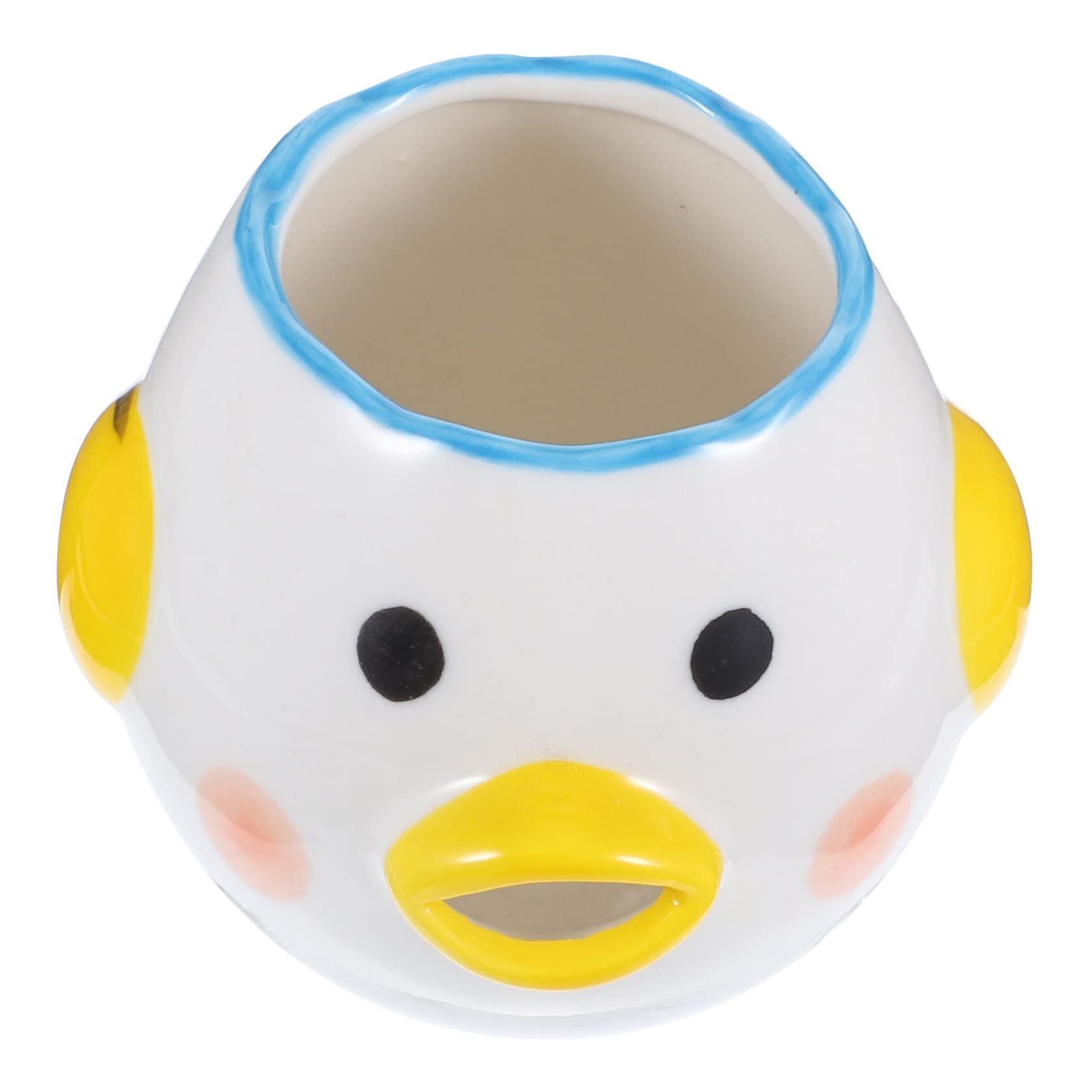 Garneck Kitchen Egg Separator Ceramic Chicken Shape Egg Yolk Separator Mug Baking Cooking Tool Easy to Use Clean