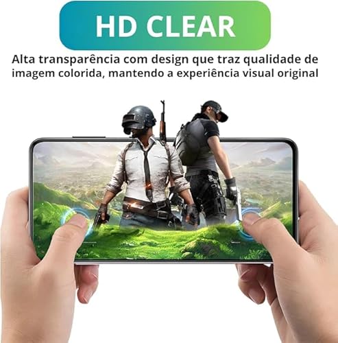 Kit 3x Películas Compatível Samsung Galaxy A55 Vidro 3D 9D Temperado Premium