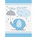 Blue Elephant Boy Baby Shower Invitations, 8ct